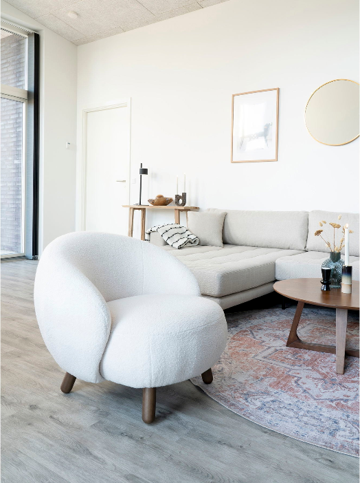 House Nordic Fauteuil Savona - Wit